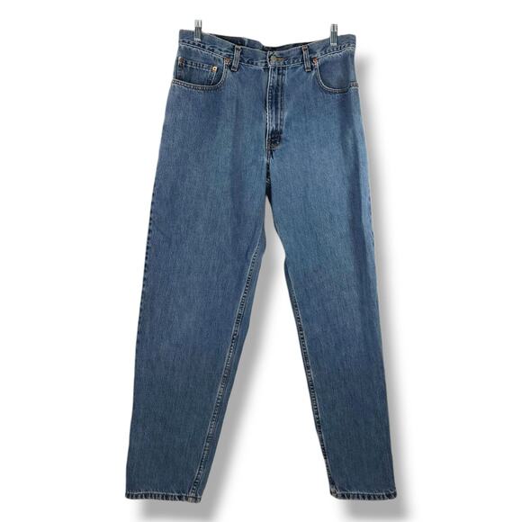 Levi’s 560 Comfort-Fit Taper Jean W34 L32 Dark Stonewash Loose Baggy Y2K Vintage - Picture 2 of 10